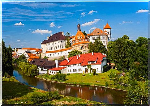 Jindřichův Hradec in the Czech Republic