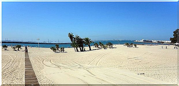 Puerto de Santa María beach in Cádiz