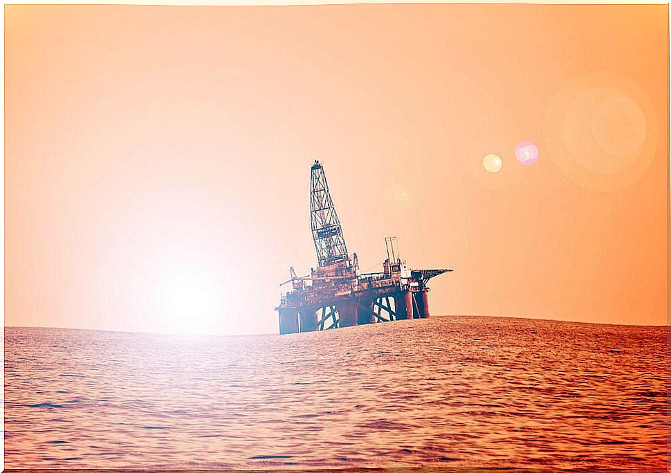 Petroleum platform