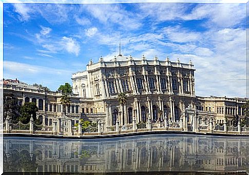 The grandiose Dolmabahce Palace in Istanbul