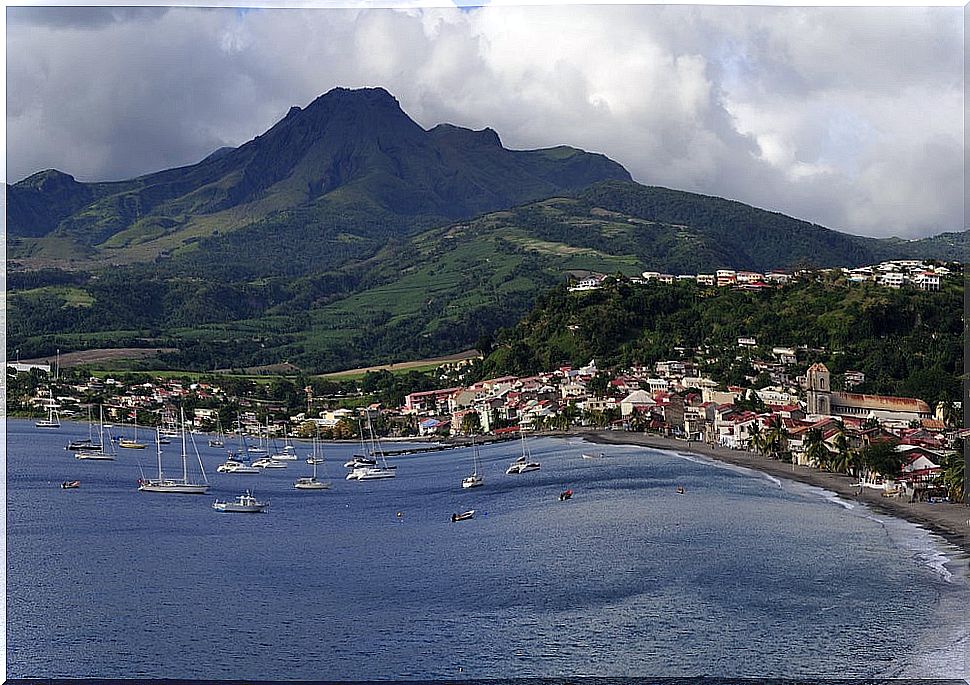 Saint-Pierre on the island of Martinique