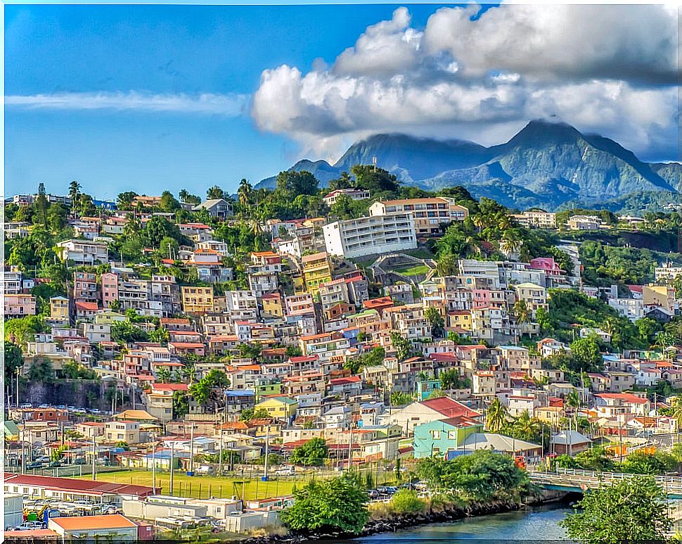 Fort-de-France, capital of the island of Martinique 