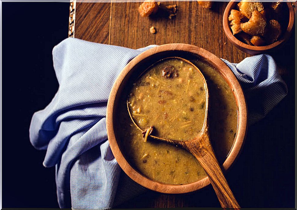 Harira dish, typical of Moroccan cuisine