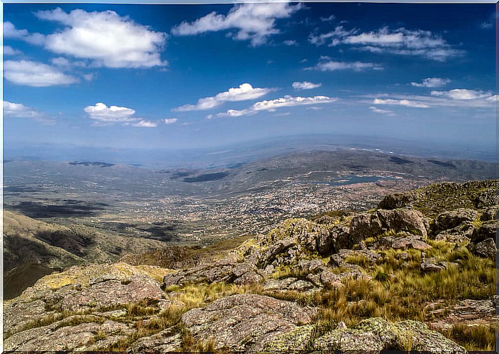 Landscape of Capilla del Monte, Argentina.