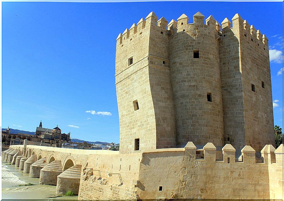 Calahorra tower on the Roman bridge of Córdoba