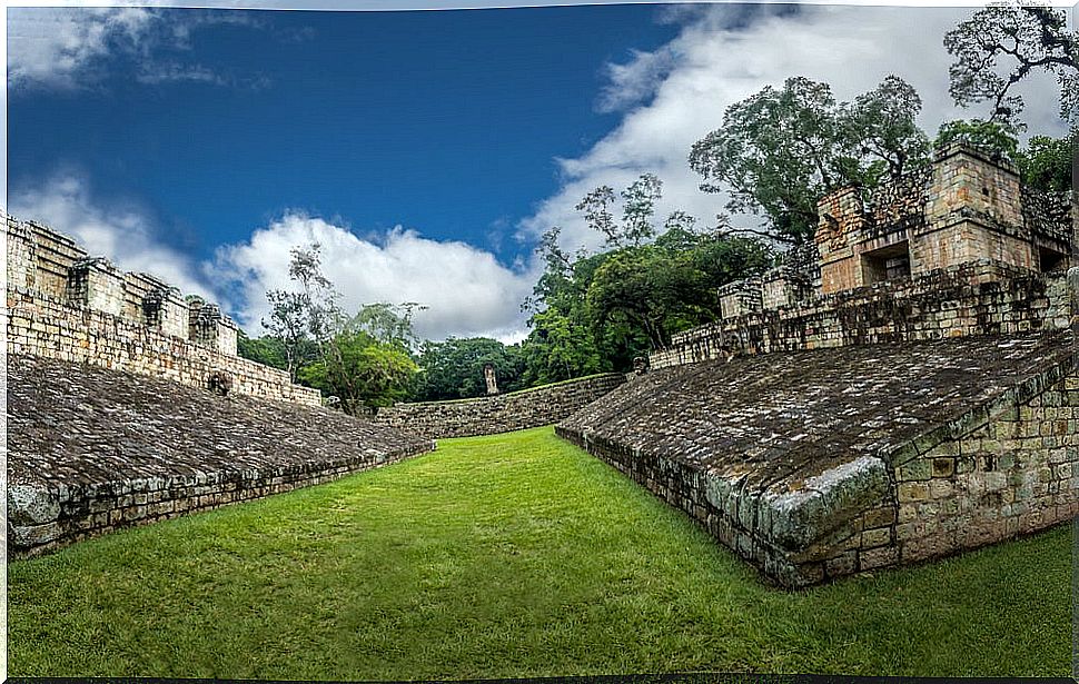 Ball court in Copán