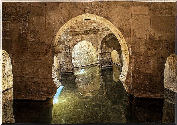 Hot springs in Alhama de Granada