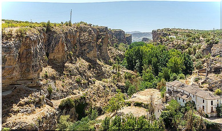 Alhama river canyon