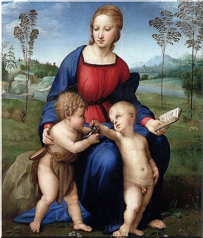 'Virgin of the goldfinch' by Rafael