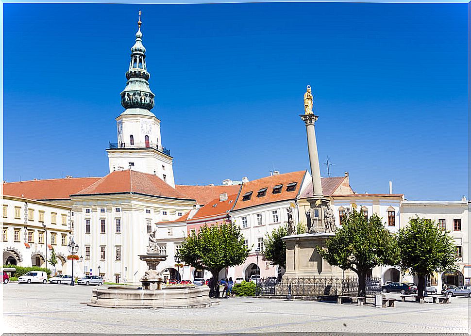 We discover the archiepiscopal palace of Kromeriz