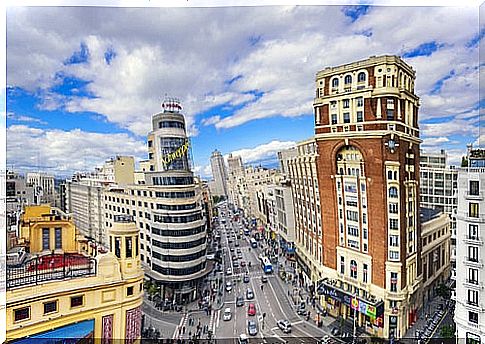 Gran Via of Madrid