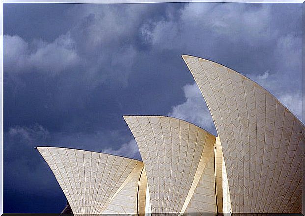 Detail of the Sydney Opera House