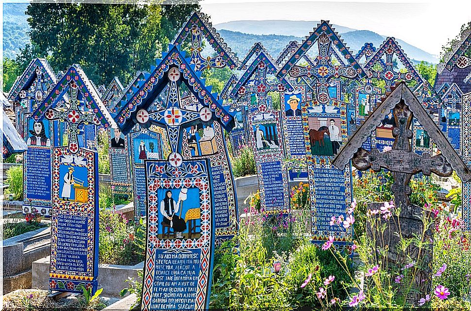 The cheerful cemetery of Sapanta in Romania