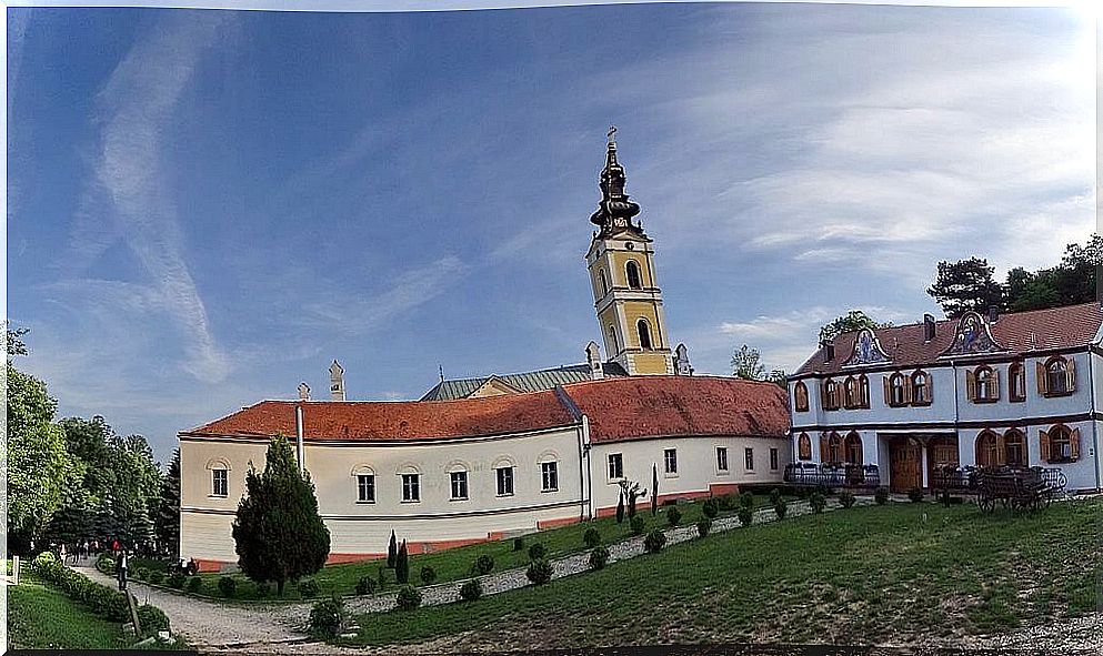 Grgeteg Monastery in Fruska Gora