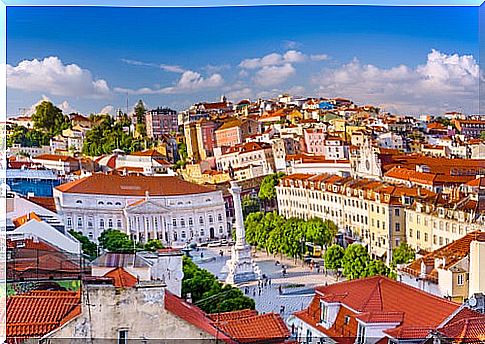 Rossio Square in Lisbon