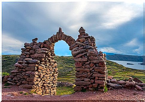 Pacahatata Temple on Lake Titicaca