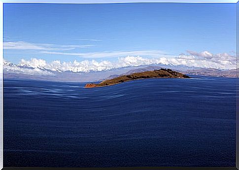 Island of the Moon on Lake Titicaca