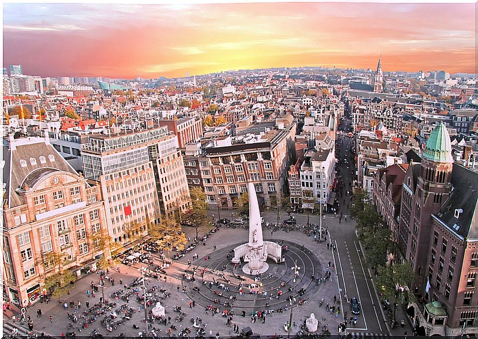 Dam Square in Amsterdam