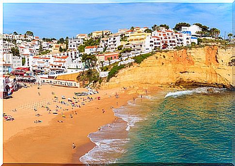 Carvoeiro in Portugal, one of the towns that look out to sea